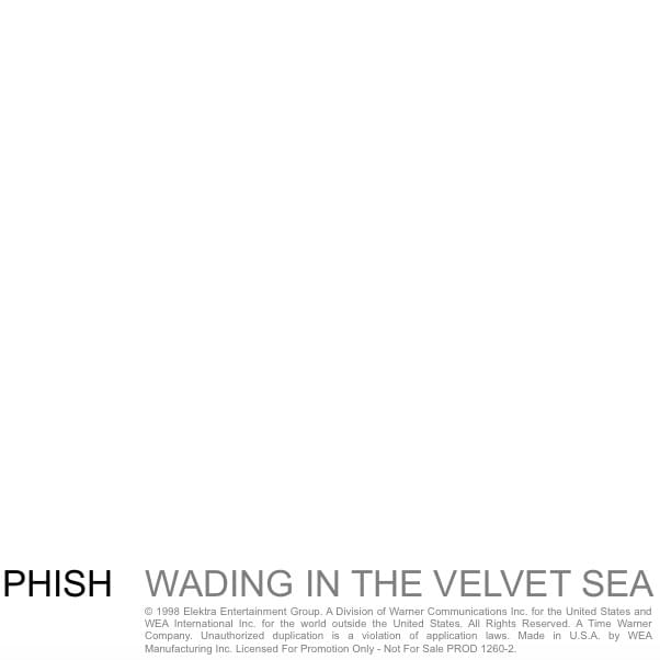Album cover art for "Wading in the Velvet Sea" by Phish