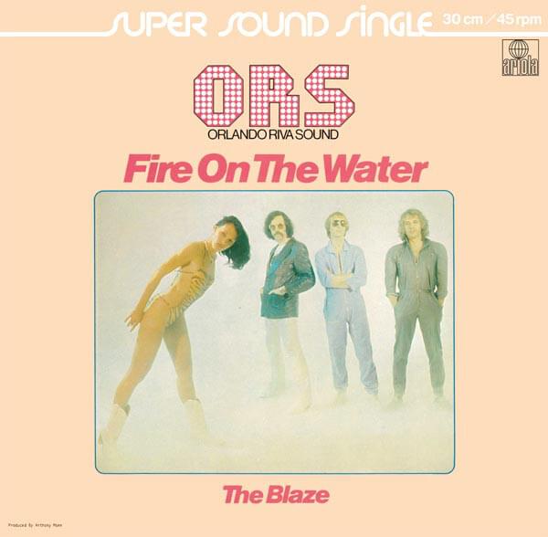 Album cover art for "Fire on the Water" by Orlando Riva Sound