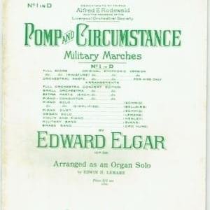 Pomp and Circumstance March No. 5 in C major by Edward Elgar