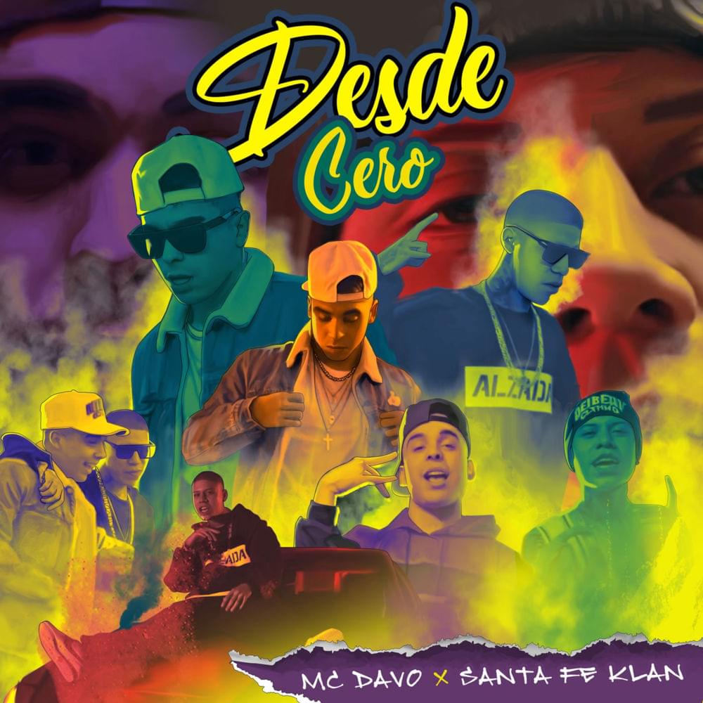 Album cover art for "Desde Cero" by MC Davo & Santa Fe Klan
