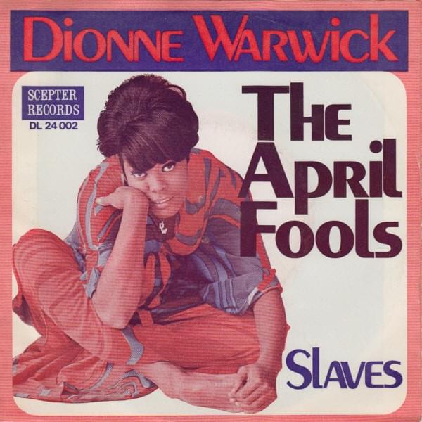 Album cover art for "The April Fools" by Dionne Warwick