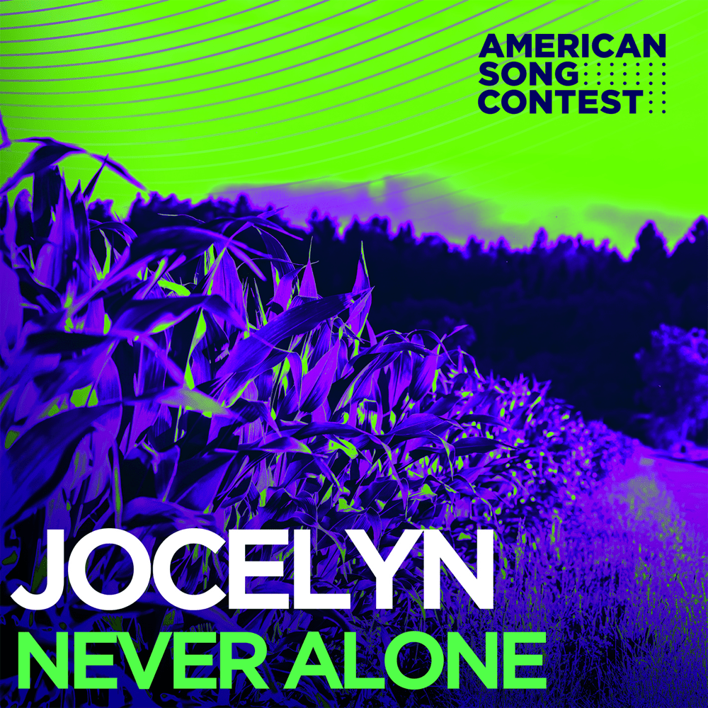 Album cover art for "Never Alone" by Jocelyn