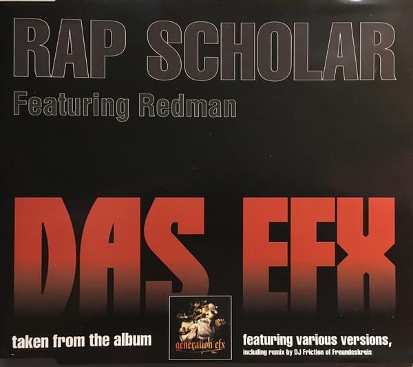 Album cover art for "Rap Scholar" by Das EFX & Redman