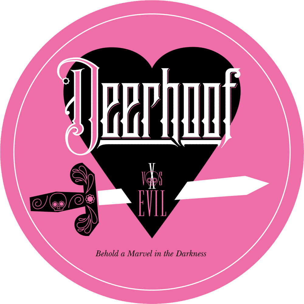 Album cover art for "Behold a Marvel in the Darkness" by Deerhoof