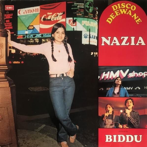 Album cover art for "Leykin Mera Dil" by Nazia Hassan