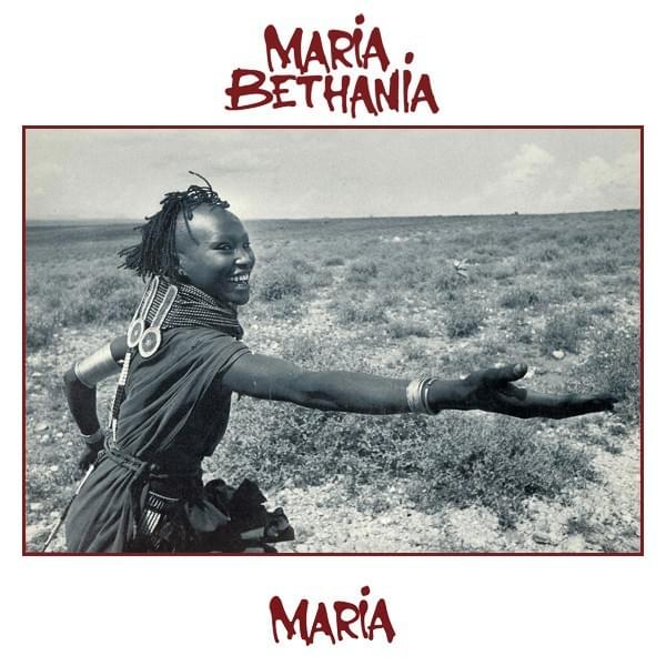 Album cover art for "Eu e água" by Maria Bethânia