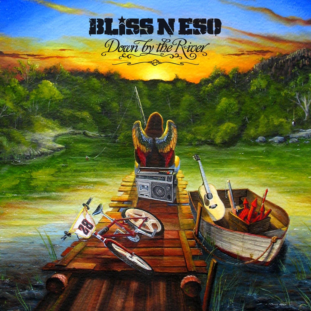 Album cover art for "Down by the River" by Bliss n Eso