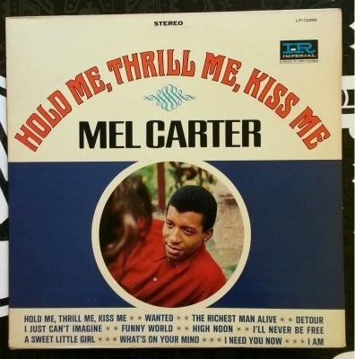 Album cover art for "Hold Me, Thrill Me, Kiss Me" by Mel Carter