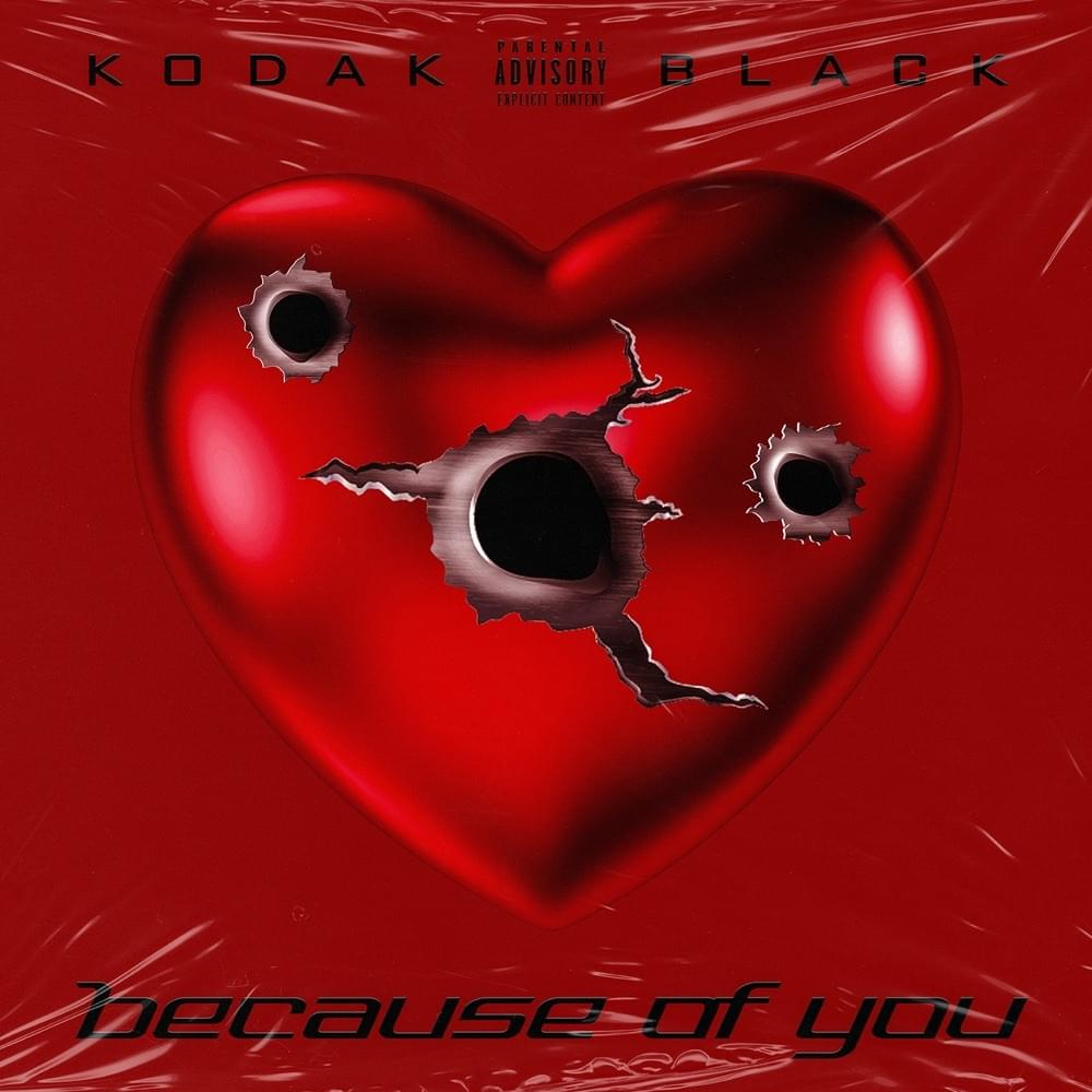 Album cover art for "Because of You" by Kodak Black