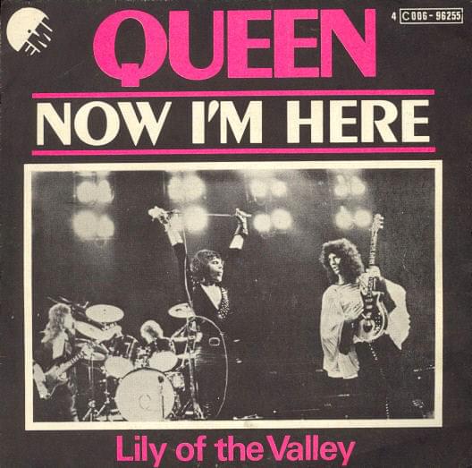 Album cover art for "Now I’m Here" by Queen
