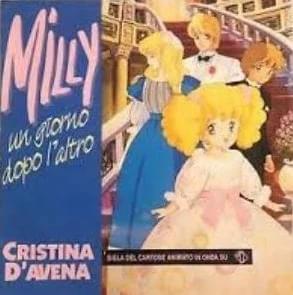 Album cover art for "Milly un giorno dopo l’altro" by Cristina D’Avena