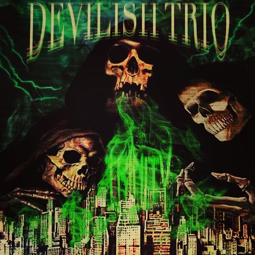 Album cover art for "Trinity" by DEVILISH TRIO