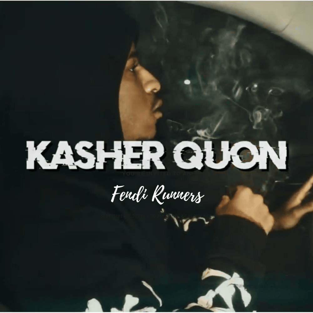 Album cover art for "Fendi Runners" by Kasher Quon