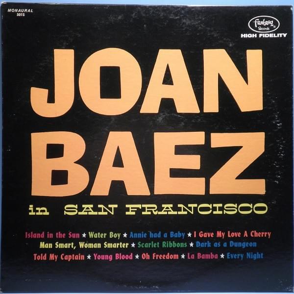 Cover image for Joan Baez in San Francisco