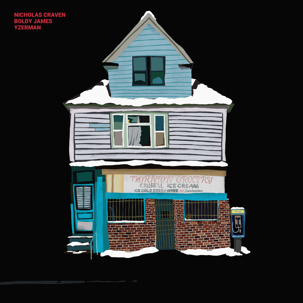 Album cover art for "Yzerman" by Nicholas Craven