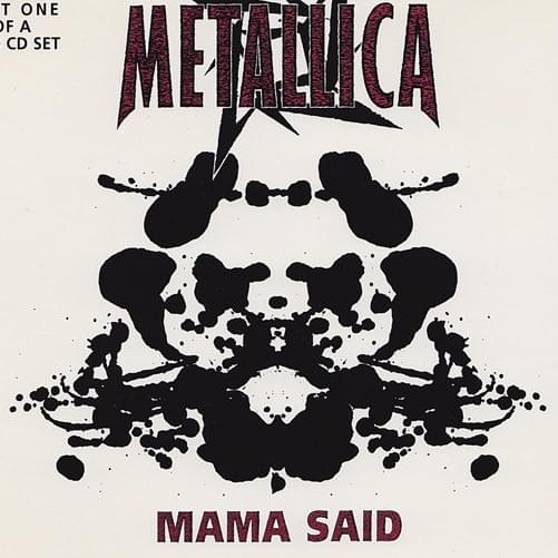 Album cover art for "Mama Said (Radio Edit)" by Metallica
