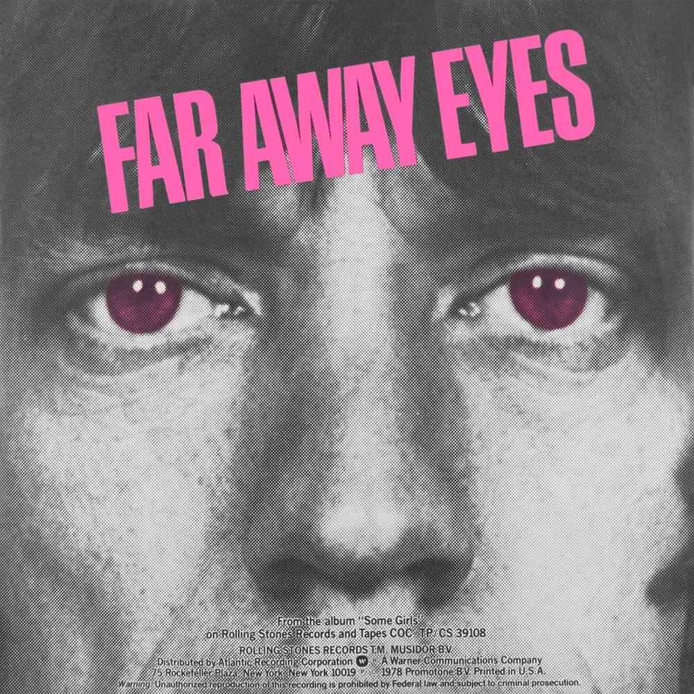 Album cover art for "Far Away Eyes" by The Rolling Stones
