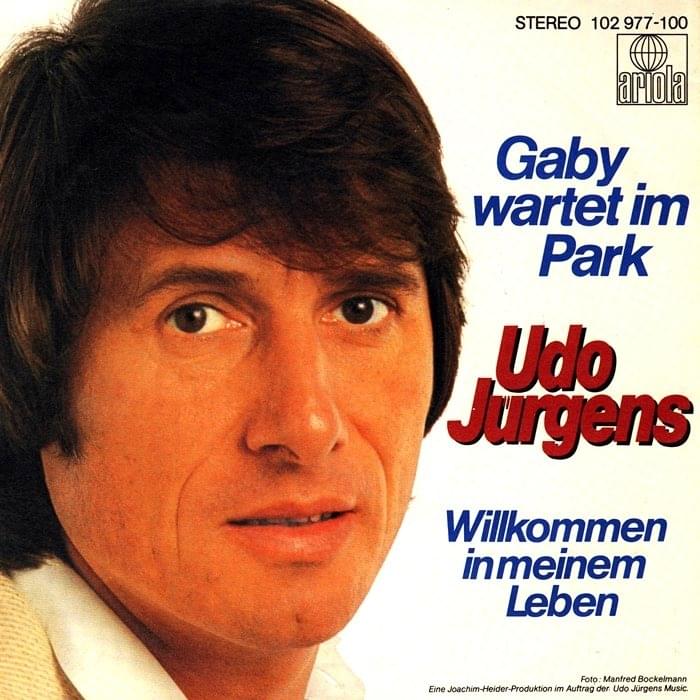 Album cover art for "Gaby wartet im Park" by Udo Jürgens