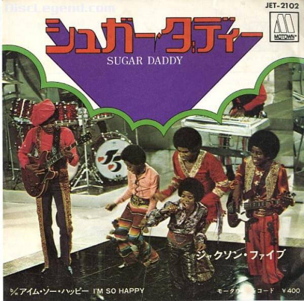 Album cover art for "Sugar Daddy" by The Jackson 5