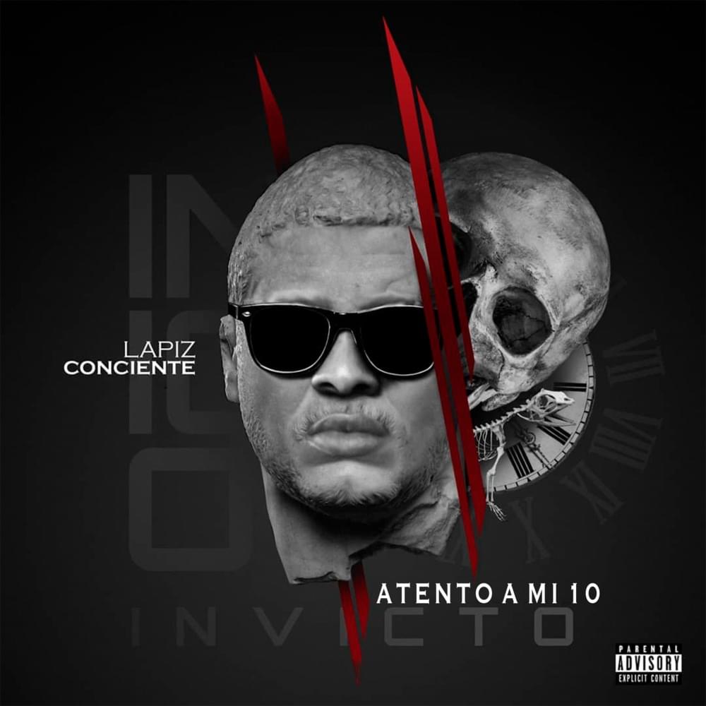 Album cover art for "Atento a Mi 10" by Lapiz Conciente