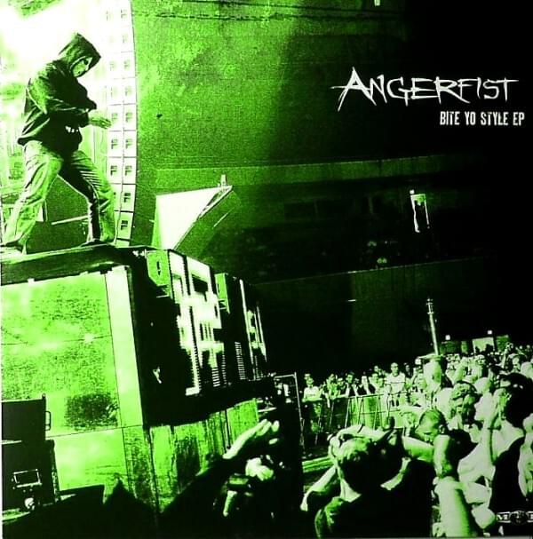 Album cover art for "Bite Yo Style" by Angerfist