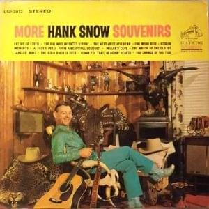 Album cover art for "Miller’s Cave" by Hank Snow