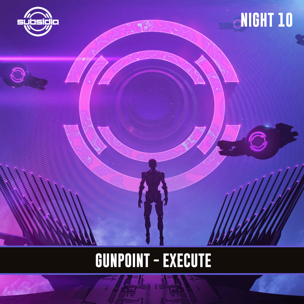 Album cover art for "Execute" by Gunpoint