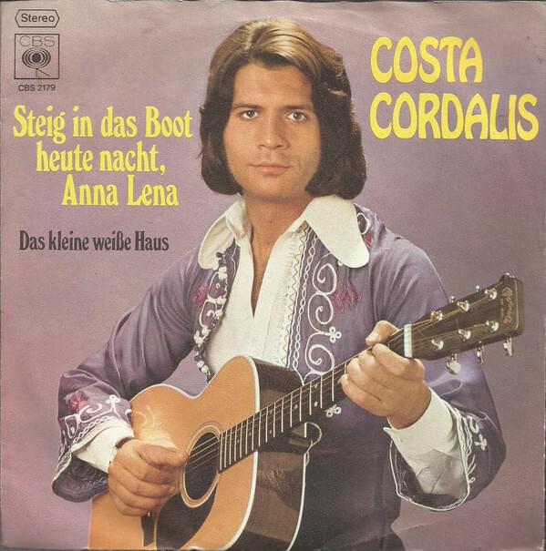 Album cover art for "Steig in das Boot heute Nacht, Anna Lena" by Costa Cordalis
