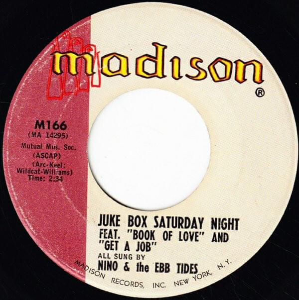 Album cover art for "Juke Box Saturday Night" by Nino and the Ebb Tides