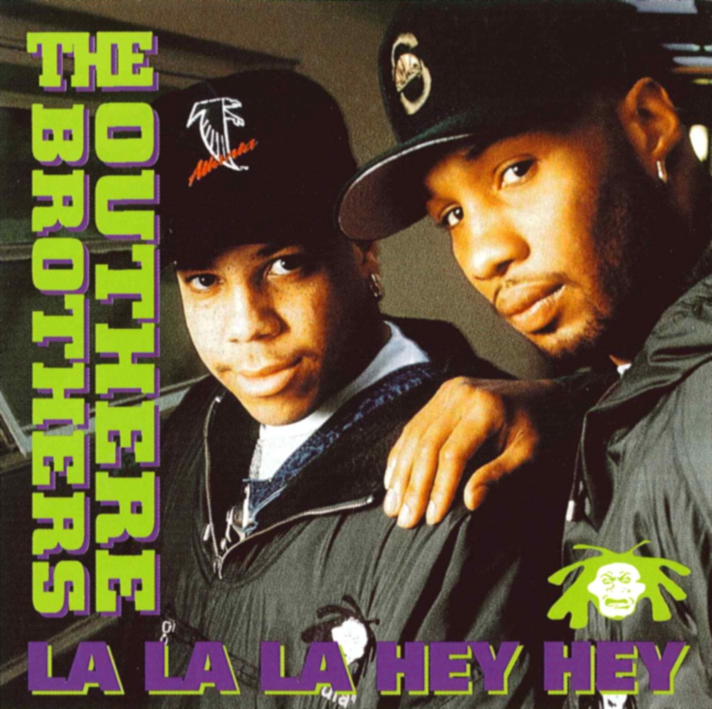 Album cover art for "La La La Hey Hey" by The Outhere Brothers