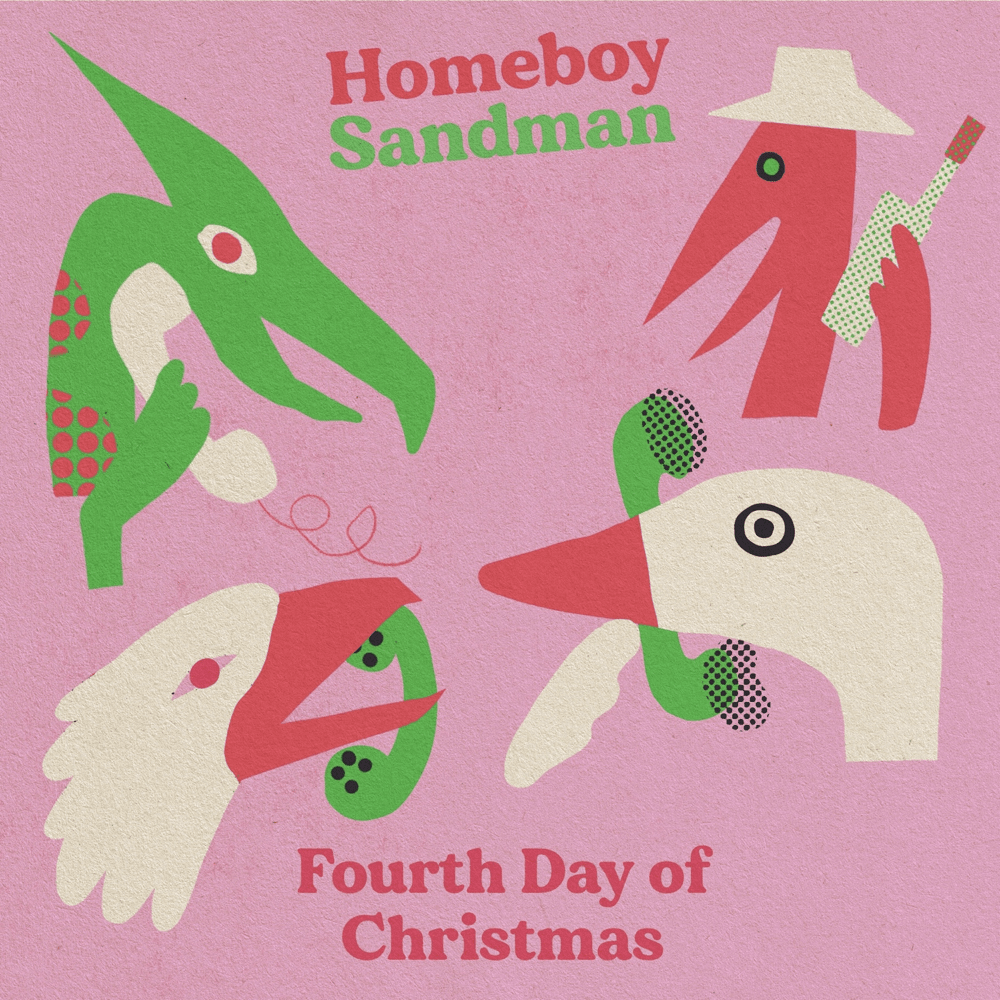 Album cover art for "Fourth Day of Christmas" by Homeboy Sandman
