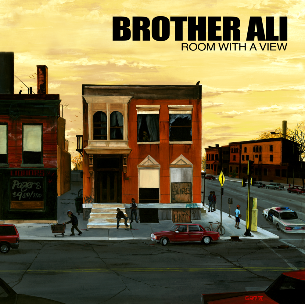 Album cover art for "Room With a View" by Brother Ali