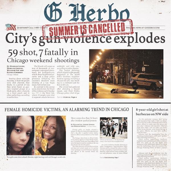 Album cover art for "Summer is Cancelled" by G Herbo