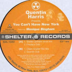 Album cover art for "You Can’t Have New York" by Quentin Harris & Monique Bingham