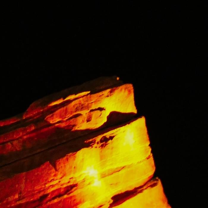 Album cover art for "Alone (Live at Red Rocks)" by Trampled by Turtles & Caamp