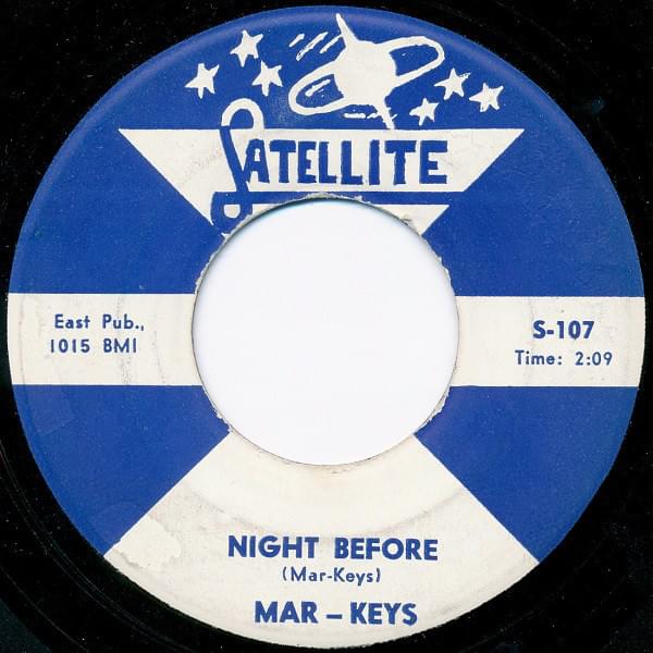 Album cover art for "Night Before" by The Mar-Keys