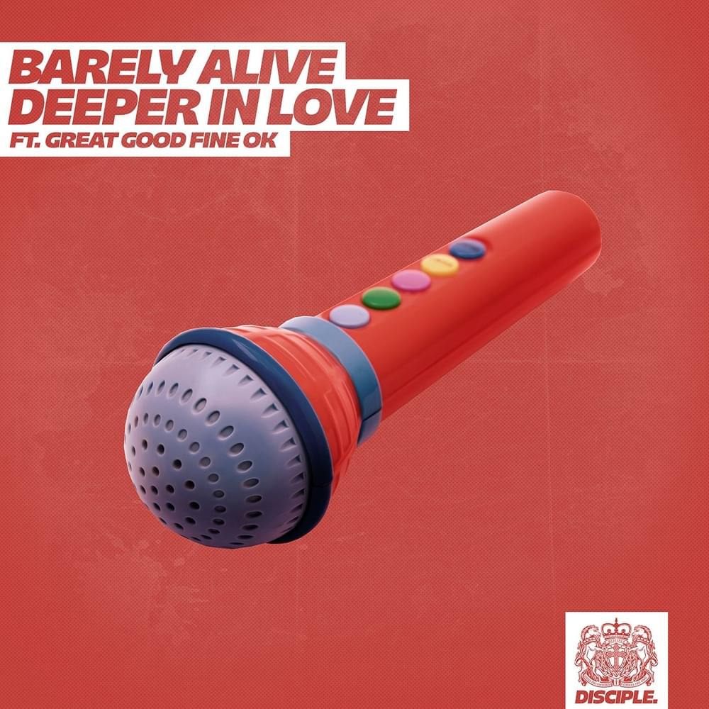 Album cover art for "Deeper In Love" by BARELY ALIVE & Great Good Fine OK