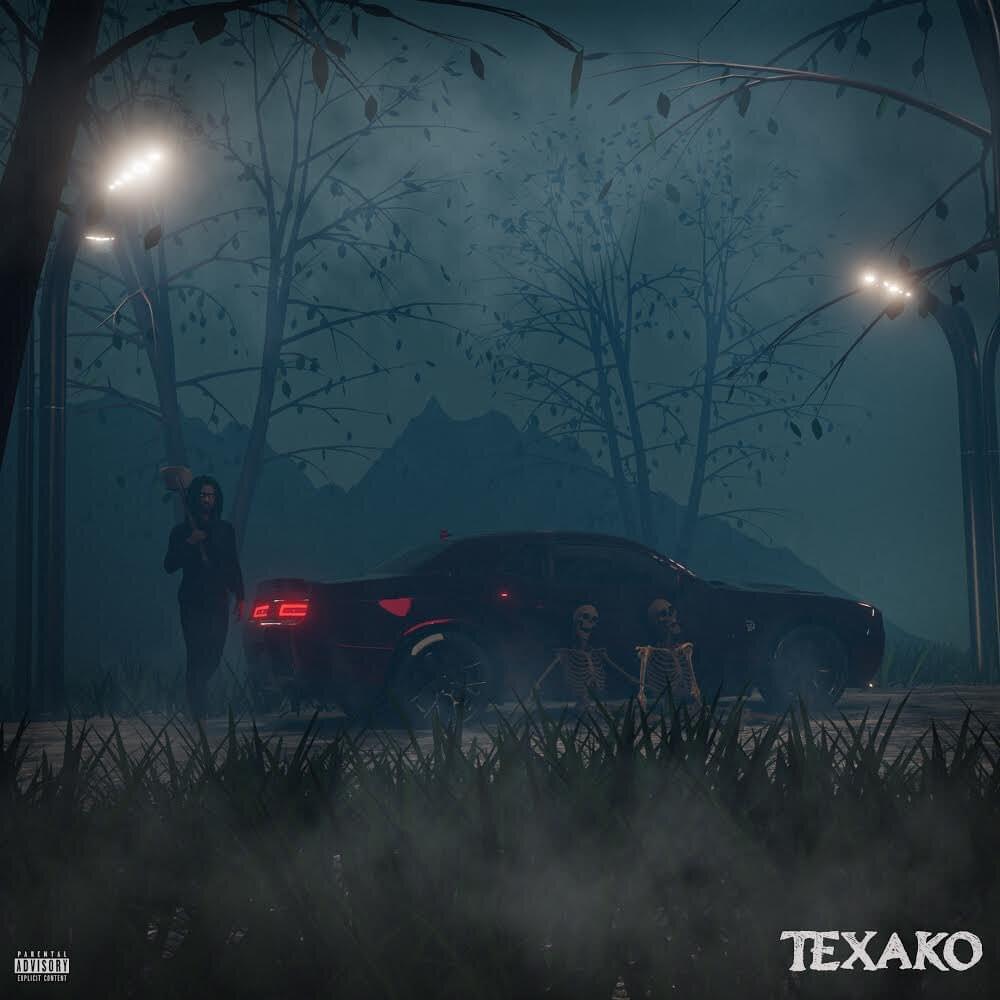 Album cover art for "Glock On Me" by Texako