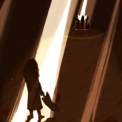 Album cover art for "Ruins (With Strings)" by Erik Scheele & Michael Guy Bowman