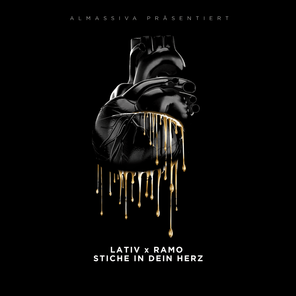 Album cover art for "Stiche in dein Herz" by Massiv & RAMO