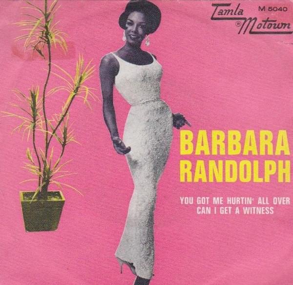 Album cover art for "You Got Me Hurtin’ All Over" by Barbara Randolph
