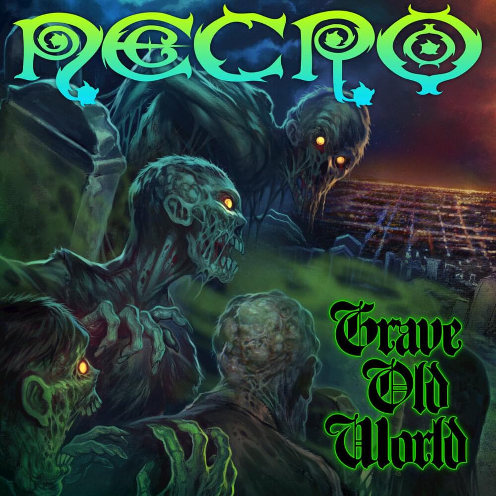 Album cover art for "Grave Old World" by Necro