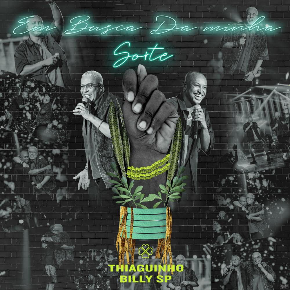 Album cover art for "Em Busca da Minha Sorte (Ao Vivo)" by Thiaguinho