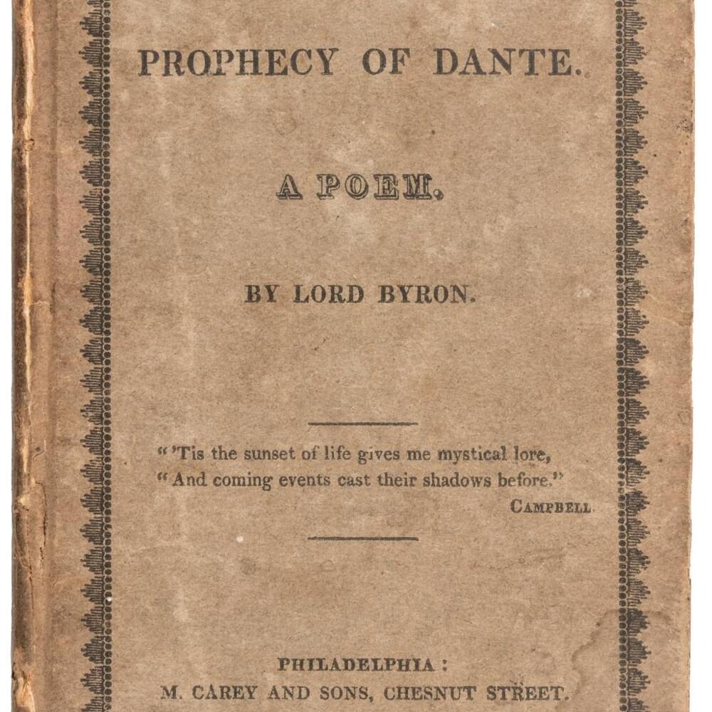 Cover image for The Prophecy of Dante