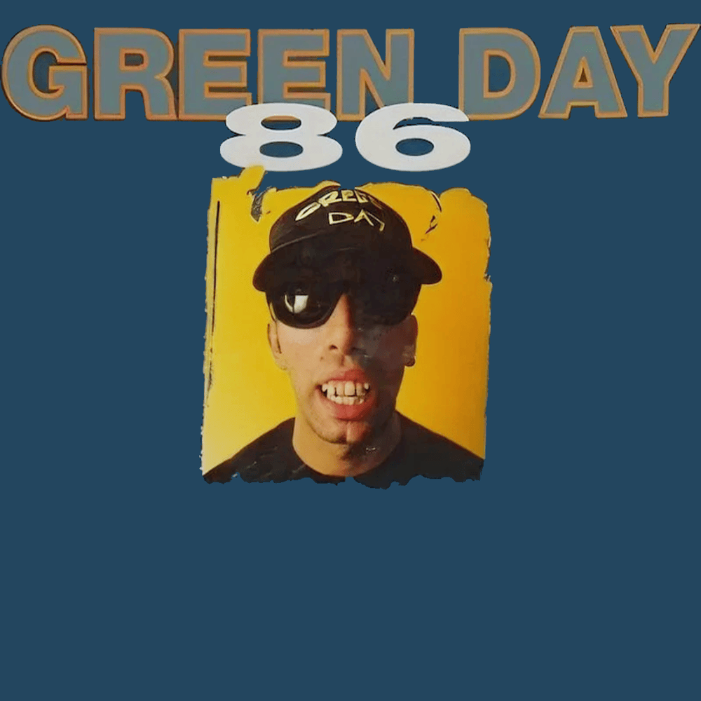 Album cover art for "86" by Green Day