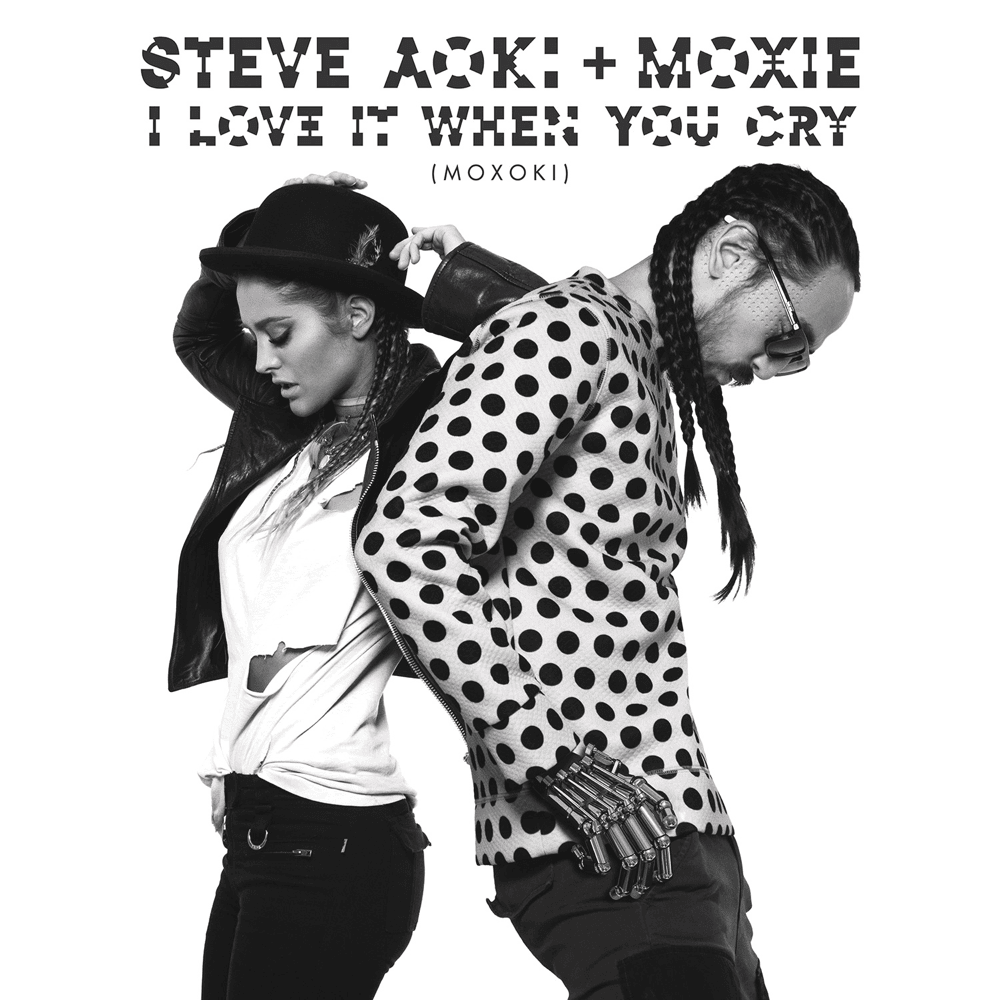 Album cover art for "I Love It When You Cry (Moxoki)" by Steve Aoki