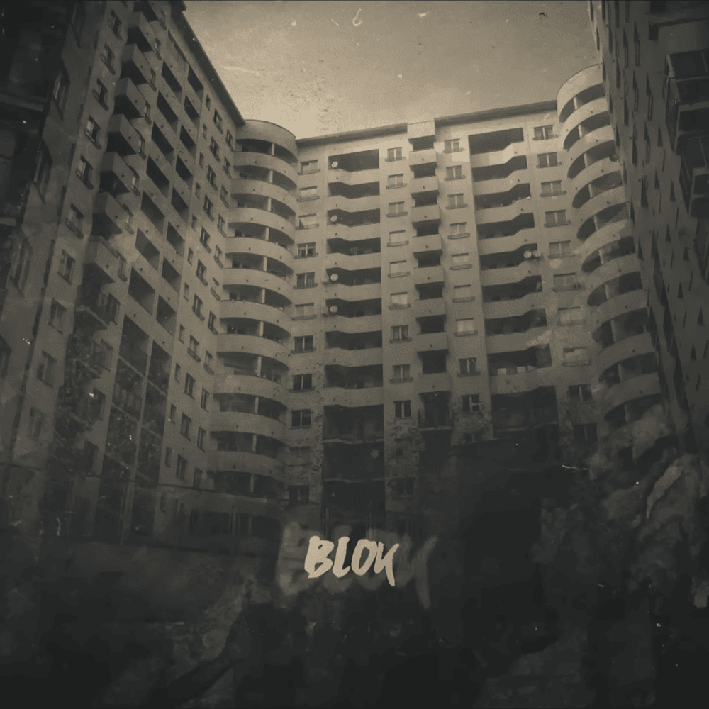 Album cover art for "Blok" by Kaz Bałagane
