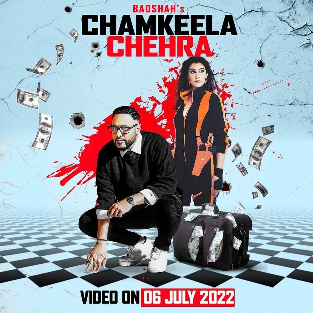 Album cover art for "Chamkeela Chehra" by Badshah