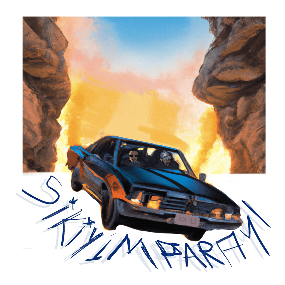 Album cover art for "SİKİYİM PARAYI" by Xir