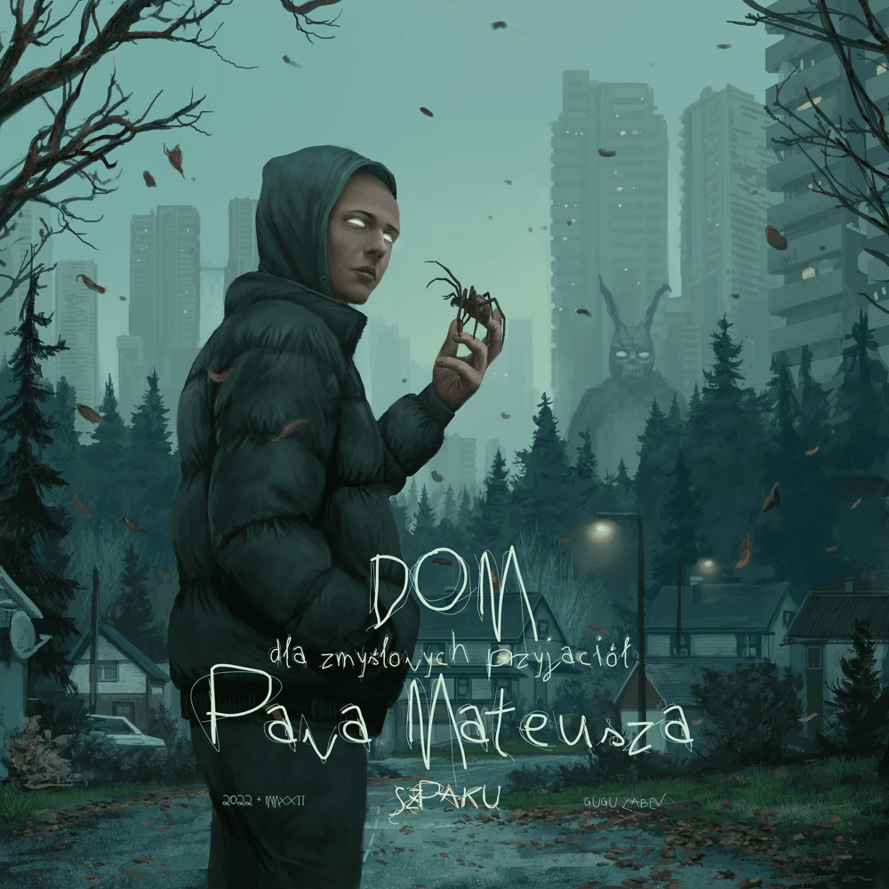 Album cover art for "Krokodyl Dundee" by Szpaku